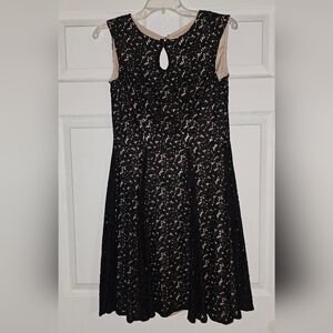 Elegant Black Lace Dress